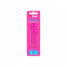 AURICULAR CON CABLE IN EAR TRUST DUGA PINK 22109
