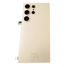 TAPA TRASERA SAMSUNG S24 ULTRA AMARILLA CON LENTE DE CAMARA