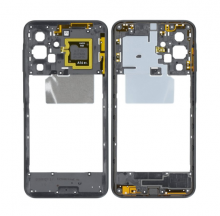 CHASIS INTERMEDIO SAMSUNG A17 4G / A175F NEGRO ORIGINAL SERVICE PACK