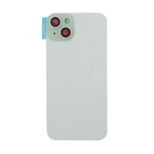 TAPA TRASERA IPHONE 15 PLUS GREEN CON LENTE Y SOPORTE DE METAL